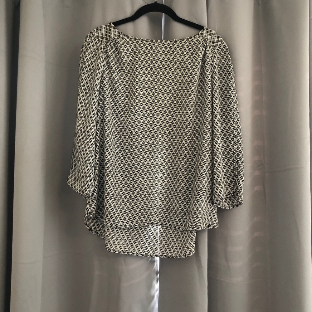 The Limited Black & White Blouse